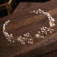 Leaf Branches Crystal Headband Wedding Dress Accessories main image 2