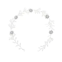 Leaf Branches Crystal Headband Wedding Dress Accessories main image 5