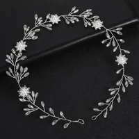 Leaf Branches Crystal Headband Wedding Dress Accessories sku image 1