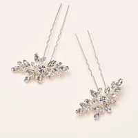 Fashion Simple U-shaped Hairpin Leaf Alloy Hairpin main image 3