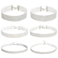 Fashion Short Collarbone Necklace Multi-layer Full Diamond Necklace Wholesale main image 5