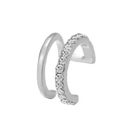 Fashion Diamond-encrusted C-shaped Alloy Earbone Clips sku image 4