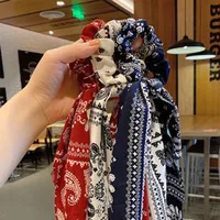 New Spring And Summer Streamer Fashion Hair Ring Fabric Headdress main image 1