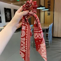 New Spring And Summer Streamer Fashion Hair Ring Fabric Headdress sku image 2
