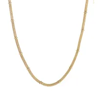 Wholesale Jewelry Lady Geometric 304 Stainless Steel 18K Gold Plated Plating Pendant Necklace sku image 1