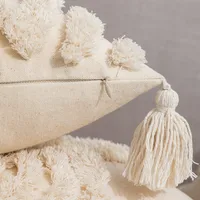Bohemian Fashion Cotton Tufted Embroidered Pillowcase Sofa Cushion main image 4