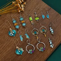 Geometric Alloy Earrings main image 1