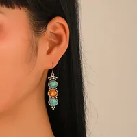 Geometric Alloy Earrings main image 3