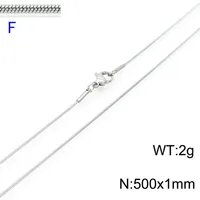 Titanium Steel 18K Gold Plated Fashion Necklace sku image 2