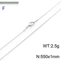 Titanium Steel 18K Gold Plated Fashion Necklace sku image 1