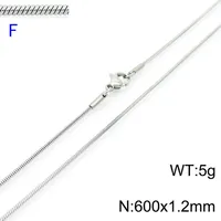 Titanium Steel 18K Gold Plated Fashion Necklace sku image 8
