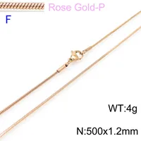 Titanium Steel 18K Gold Plated Fashion Necklace sku image 23