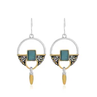 Geometric Alloy Earrings sku image 8