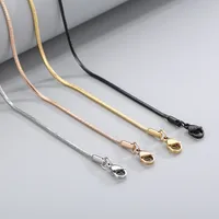 Titanium Steel 18K Gold Plated Fashion Necklace main image 1