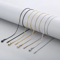 Titanium Steel 18K Gold Plated Fashion Necklace main image 3
