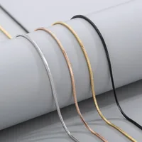 Titanium Steel 18K Gold Plated Fashion Necklace main image 4
