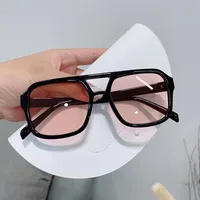 Retro Geometric Resin Polygon Full Frame Women's Sunglasses main image 3