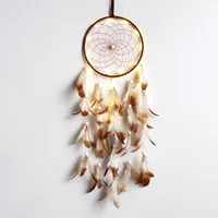 Retro Dream Catcher Wind Chime Feather Home Ornament Holiday Gift Pendant main image 3