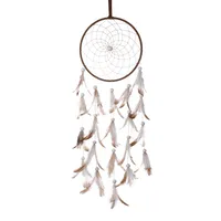 Retro Dream Catcher Wind Chime Feather Home Ornament Holiday Gift Pendant main image 4