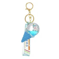 Children's Pendant Ice Cream Crystal Ball Quicksand Keychain Pendant main image 5