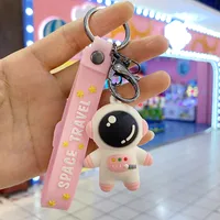 Pvc Astronaut Key Pendant Astronaut Key Chain Student Bag Pendant main image 1