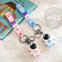 Pvc Astronaut Key Pendant Astronaut Key Chain Student Bag Pendant main image 4