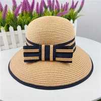 Women's Spring And Summer Fashion Beach Foldable Casual Face-covering Grass Hat sku image 3