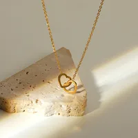 Wholesale Jewelry Lady Heart Stainless Steel Titanium Steel Plating Pendant Necklace main image 1