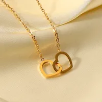 Wholesale Jewelry Lady Heart Stainless Steel Titanium Steel Plating Pendant Necklace main image 3