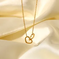 Wholesale Jewelry Lady Heart Stainless Steel Titanium Steel Plating Pendant Necklace main image 4