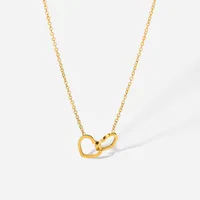 Wholesale Jewelry Lady Heart Stainless Steel Titanium Steel Plating Pendant Necklace main image 5