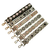 New Ethnic Jacquard Cotton Webbing Replaceable Shoulder Messenger Bag Long Strap main image 2