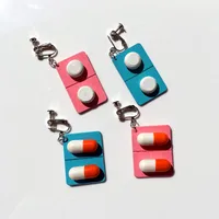 Geometric Stoving Varnish Wood Earrings main image 1