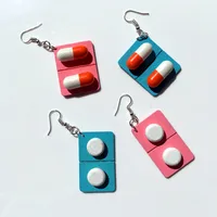 Geometric Stoving Varnish Wood Earrings main image 4