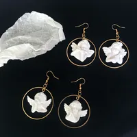 Cute Cupid Archery Angel Plaster Asymmetric Earrings Wholesale main image 1