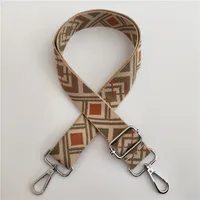 New Ethnic Jacquard Cotton Webbing Replaceable Shoulder Messenger Bag Long Strap sku image 19