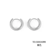 Fashion Geometric Stainless Steel No Inlaid 14K Gold Plated Earrings sku image 2