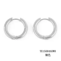 Fashion Geometric Stainless Steel No Inlaid 14K Gold Plated Earrings sku image 4