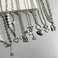Fashion Hollow Heart-shaped Pearl Clavicle Chain Alloy Necklace main image 2