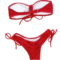 2022 New Sexy Solid Color Split Swimsuit Ladies Bikini main image 5