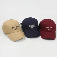 Korean Spring And Summer Alphabet Embroidered Baseball Hat Female main image 1
