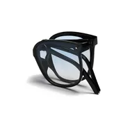 Fashion Round Large Frame Folding Portable Sunglasses Female main image 5