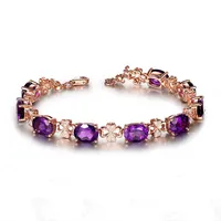 Simple Style Oval Water Droplets Copper Plating Artificial Gemstones Rings Earrings Necklace sku image 4