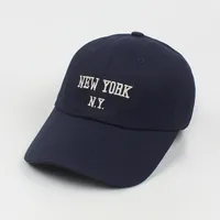 Korean Spring And Summer Alphabet Embroidered Baseball Hat Female sku image 3
