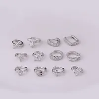 Ear Cartilage Rings & Studs Fashion Heart Copper Plating main image 4