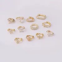 Ear Cartilage Rings & Studs Fashion Heart Copper Plating main image 5