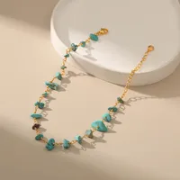 Fashion Geometric Plating Artificial Gemstones Women's Anklet main image 1