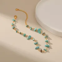 Fashion Geometric Plating Artificial Gemstones Women's Anklet main image 4