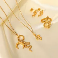Stainless Steel Titanium Steel Fashion Plating Geometric Necklace main image 1