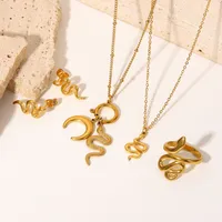 Stainless Steel Titanium Steel Fashion Plating Geometric Necklace main image 2